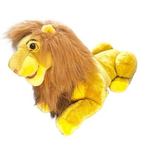 Disney The Lion King Adult Simba Plush Hand Puppet Vintage 90s Movie Toy